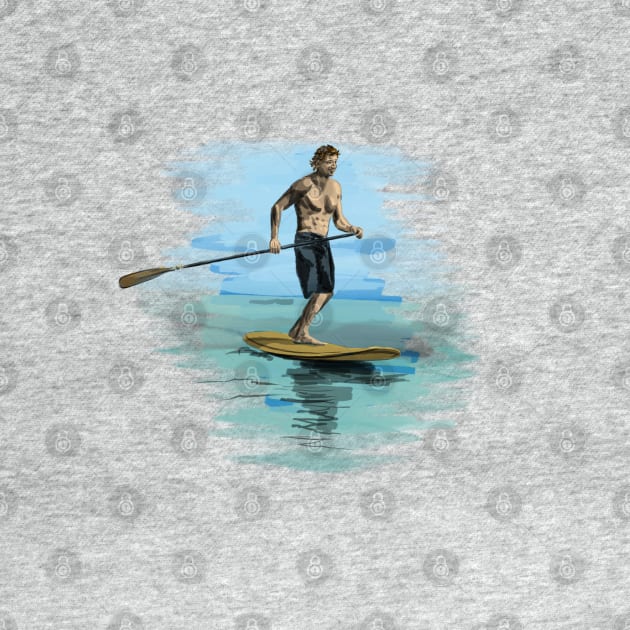 Standup paddleboarding by sibosssr